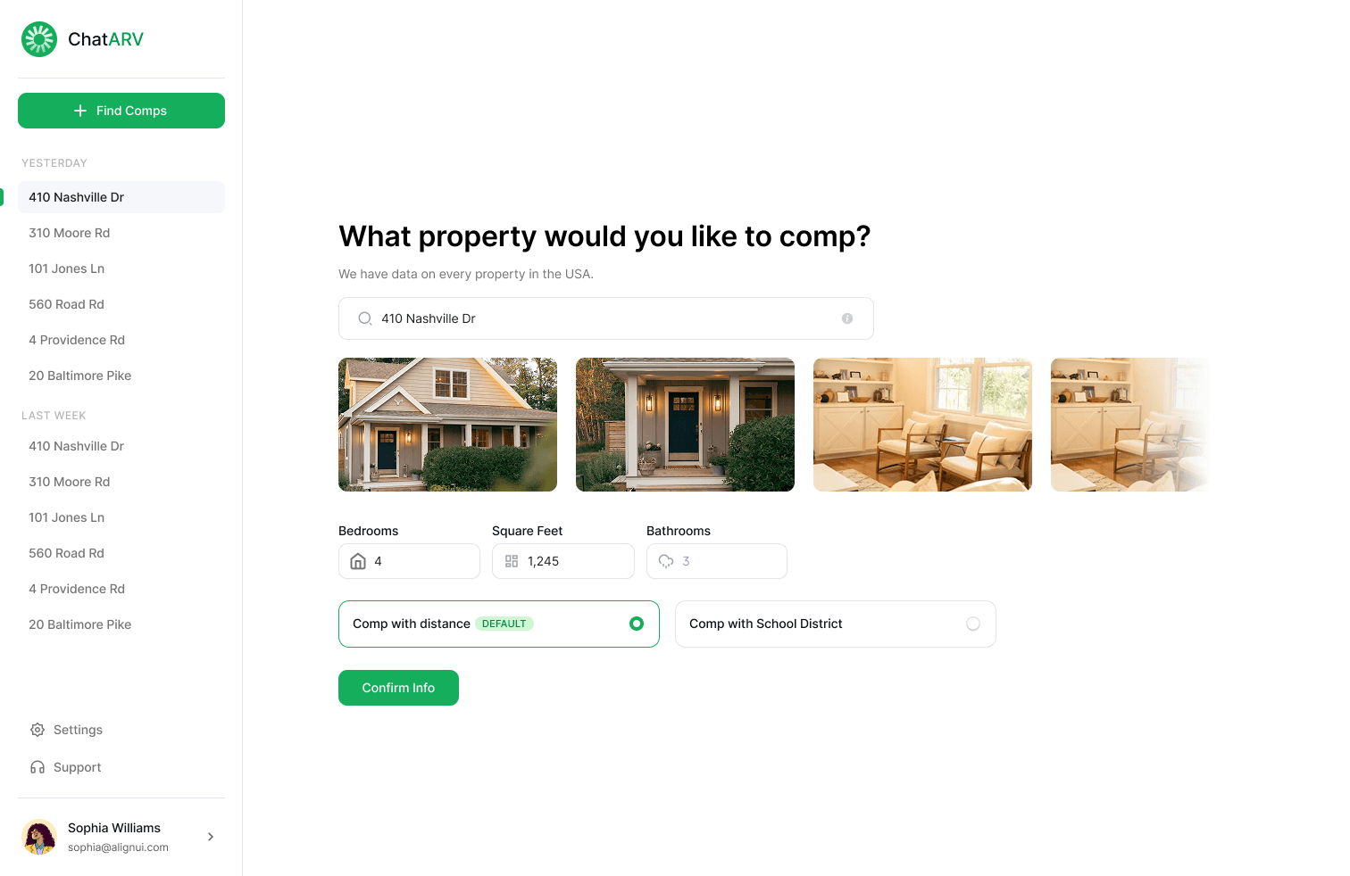 Find your property